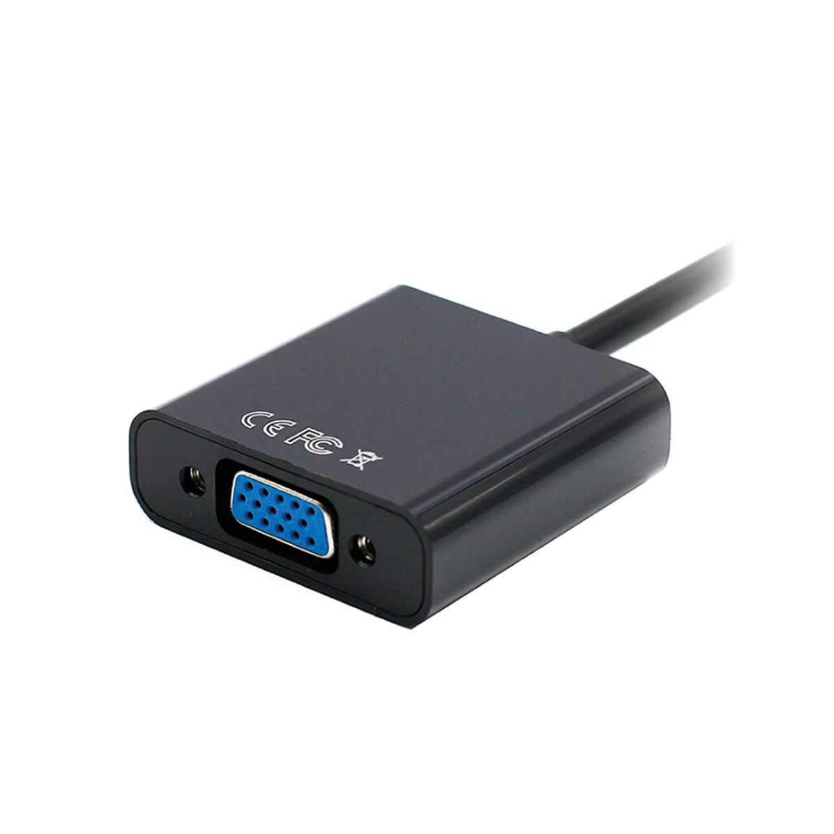 S&T - Adaptador HDTV a VGA negro - HDMI-TO-VGA