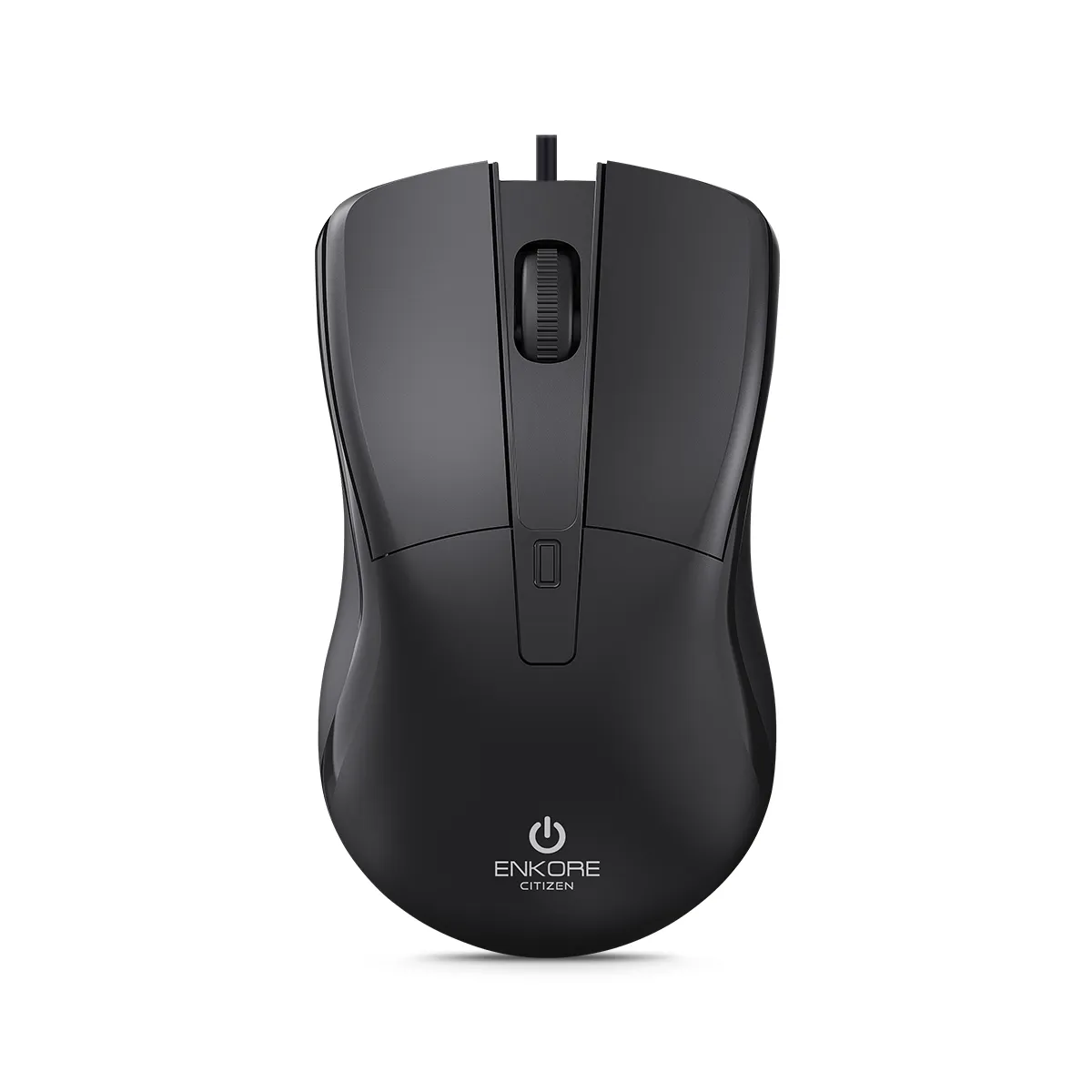 ENKORE - Mouse Oficina Alámbrico 1000DPI Negro Enkore Citizen EKM 101