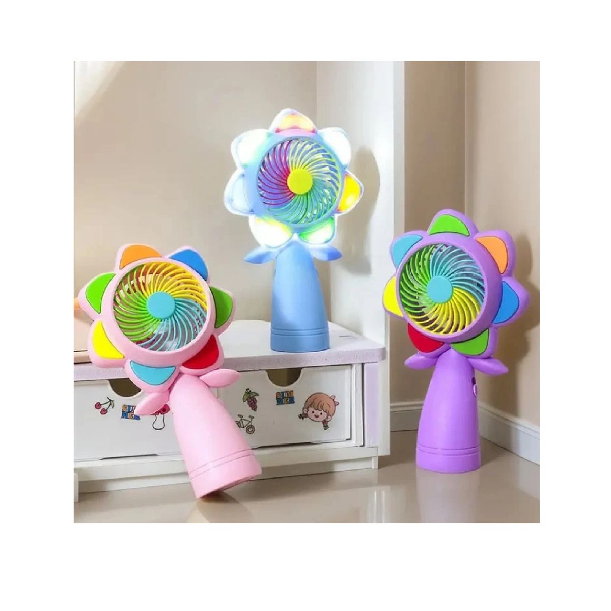 OTTOWARE - Mini Ventilador Flor