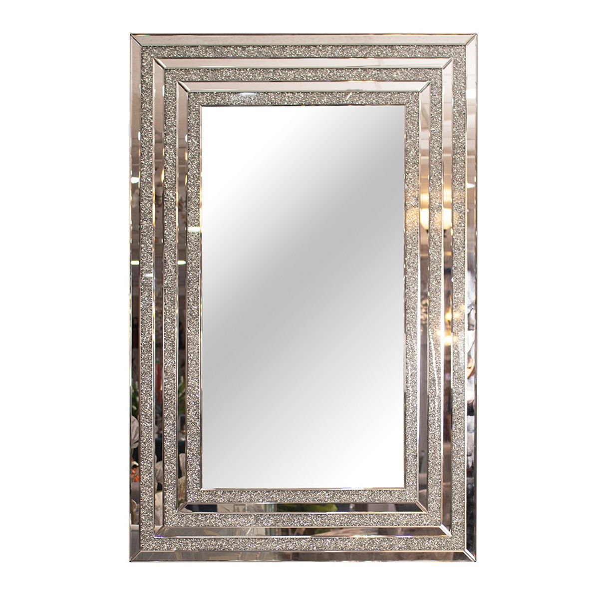 PANADECOR - Espejo Rectangular Decorativo 120x80x24 Cm Para Pared