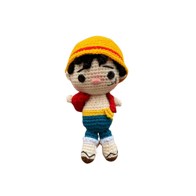 GENERICO - Amigurumi Luffy - One Piece - Peluche