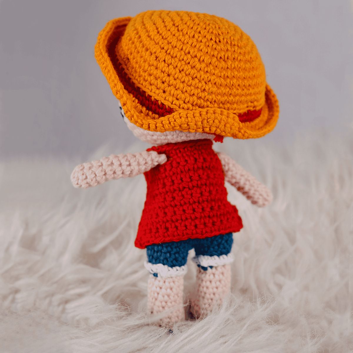 VI REGALANDO AMOR - Amigurumi Luffy - One Piece - Peluche