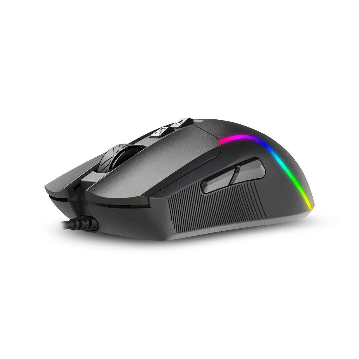 CYBERTEL - Mouse Gamer Alámbrico 7B Negro Cybertel Commander CBX M602