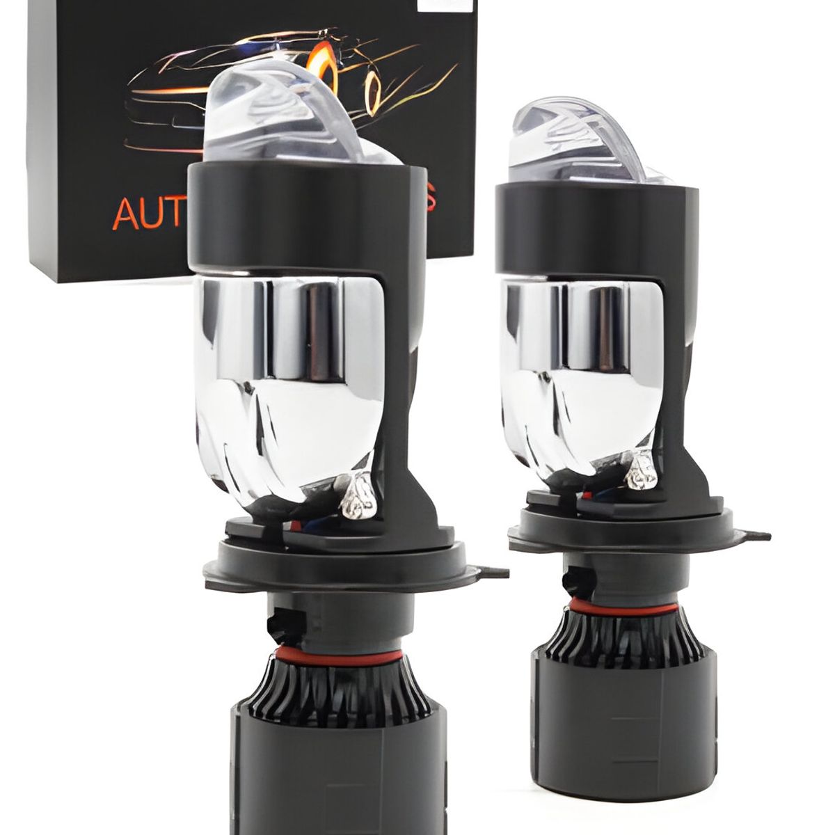 GENERICO - Luz LED H4 con Lupa 16000LM Alta y Baja