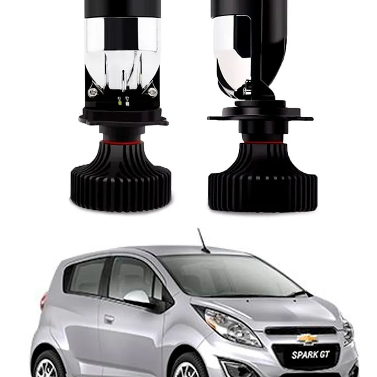 GENERICO - Luz LED H4 con Lupa 16000LM Alta y Baja