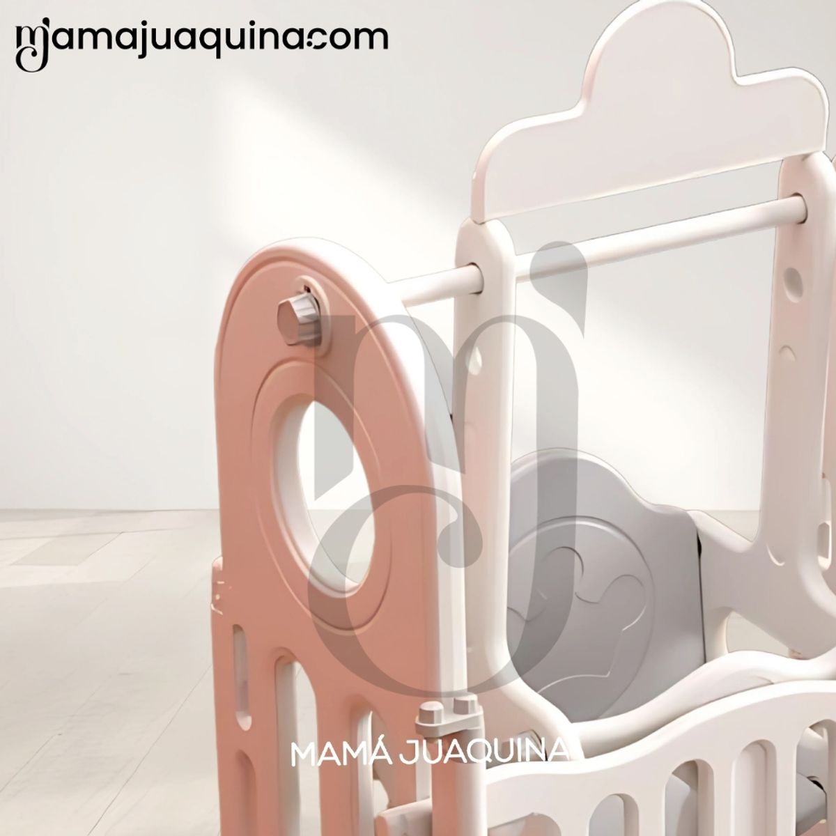 BABY - Columpio Antideslizante para Niños «QUEEN» Beige