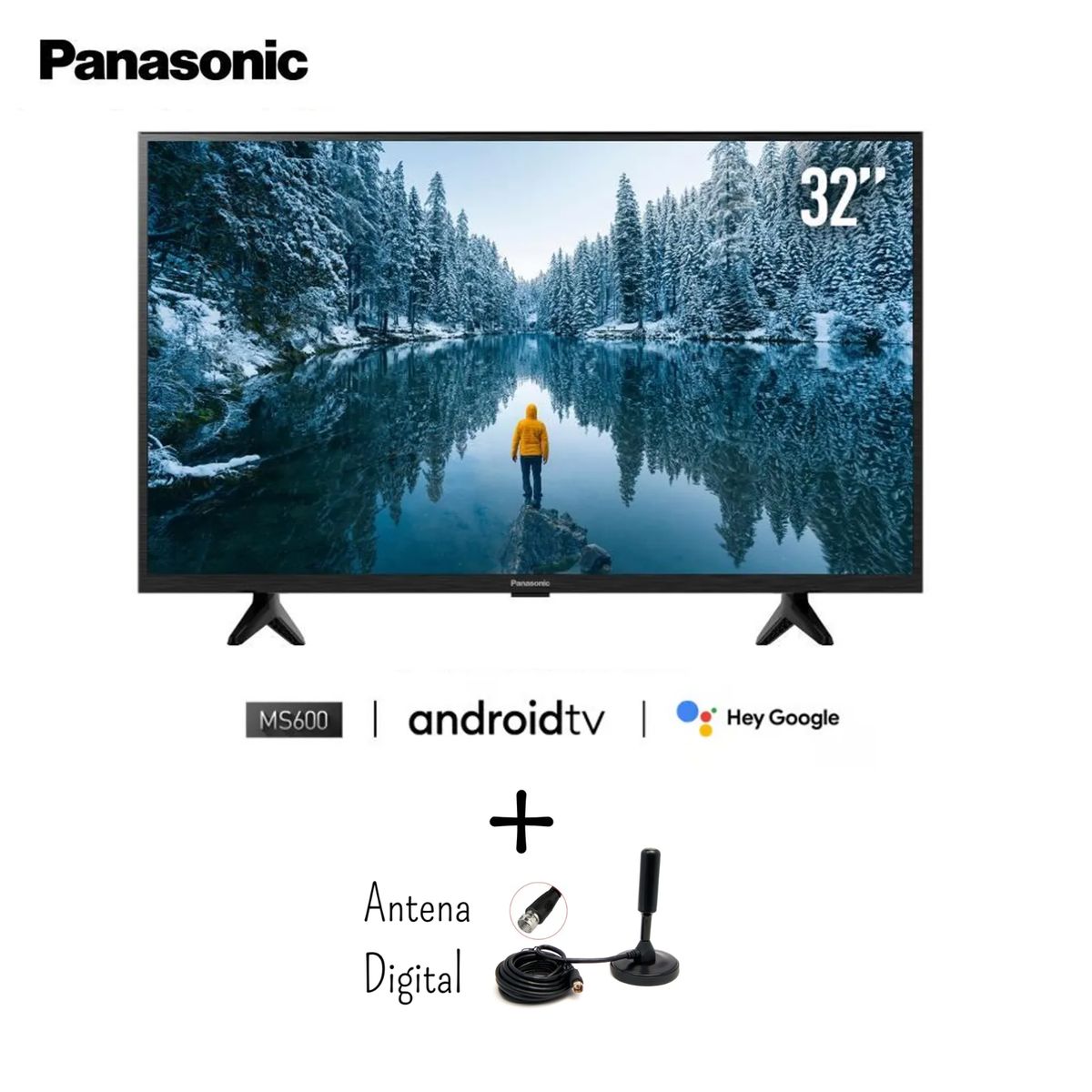 PANASONIC - Televisor Panasonic 43 TC-43MS600P LED FHD Android Tv + ANTENA