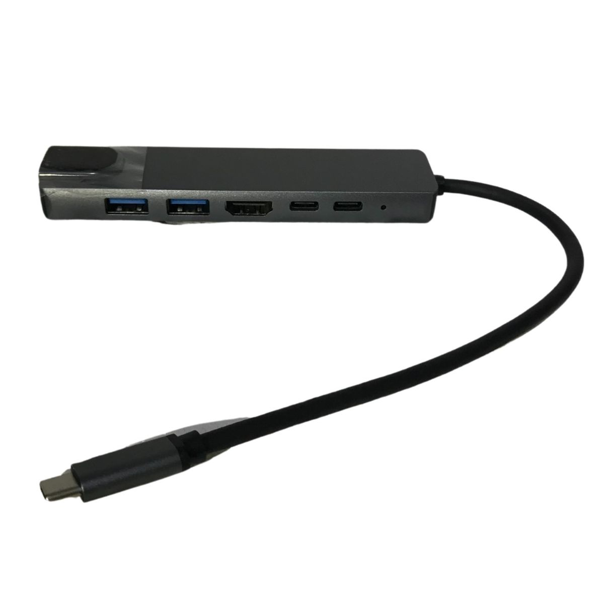 GENERICO - Hub tipo C 3.1 HDMI USB 3.0 RJ45 2 tipo C Adaptador 6 en 1