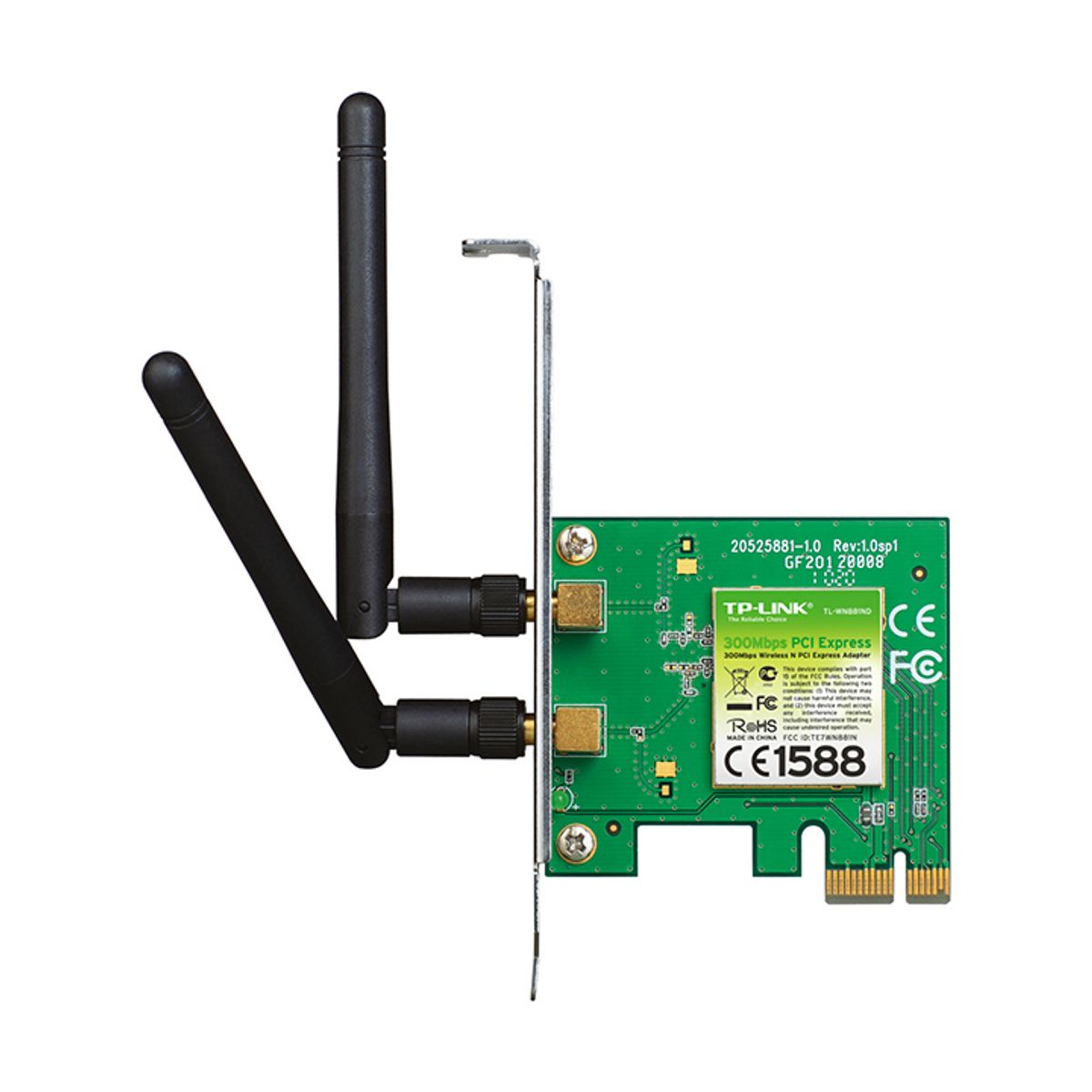 TP LINK - Tarjeta de Red Pci Express Tp-Link TL-WN881ND 300Mbps
