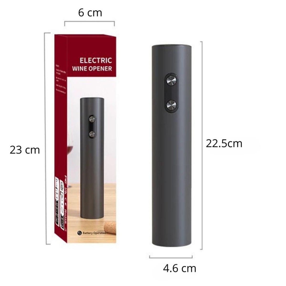 Pentha - Sacacorchos Eléctrico Vino Diseño Moderno Elegante