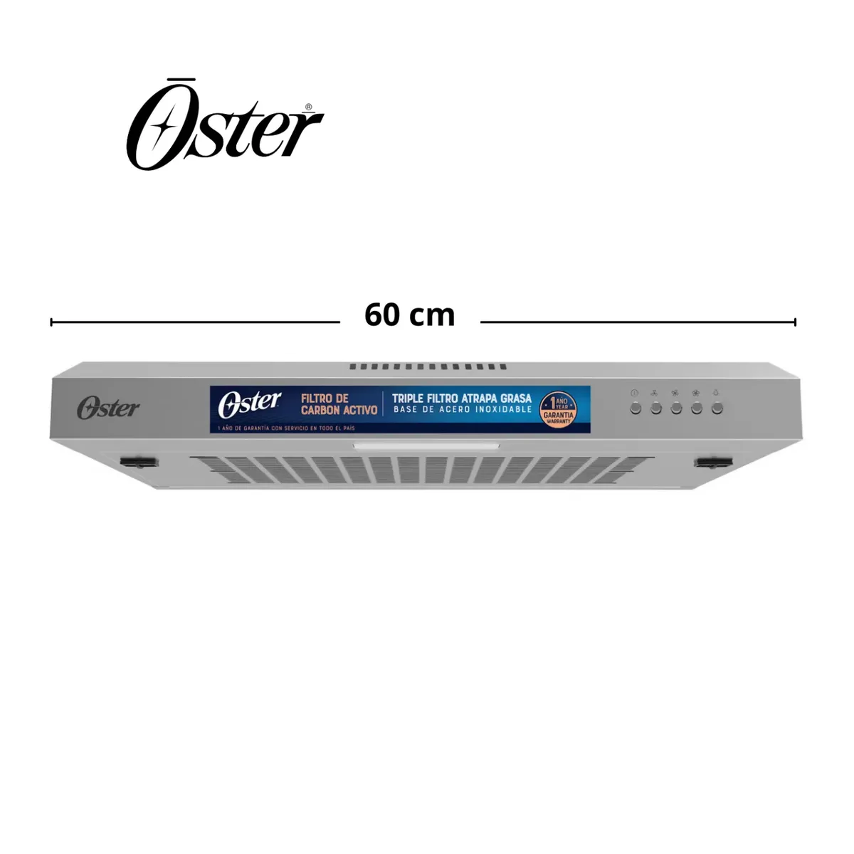 OSTER - CAMPANA EXTRACTORA OSTER OS-BRH24SS ACERO INOX