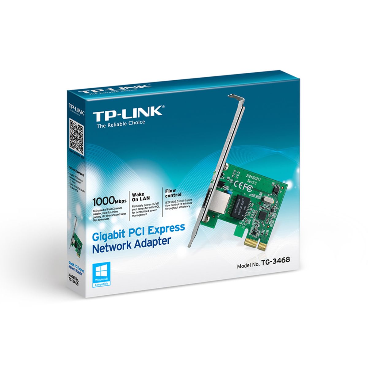TP LINK - Tarjeta de Red Pci Express Tp-Link TG-3468 Gigabit 101001000