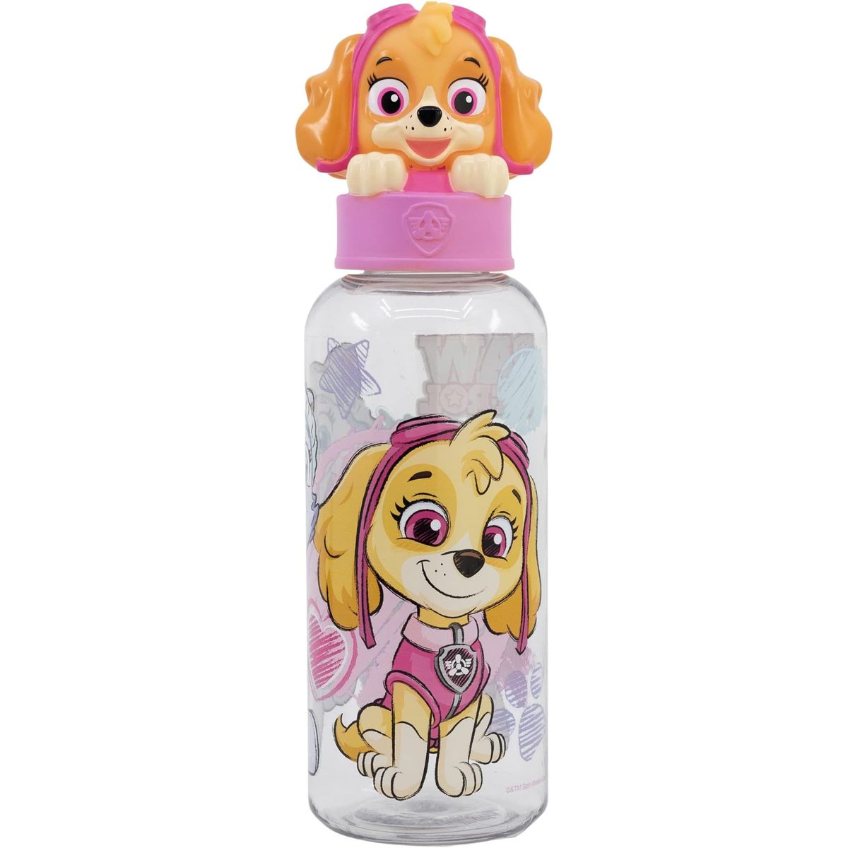 GENERICO - Botella Figurita 3D 560ml de Paw Patrol niña