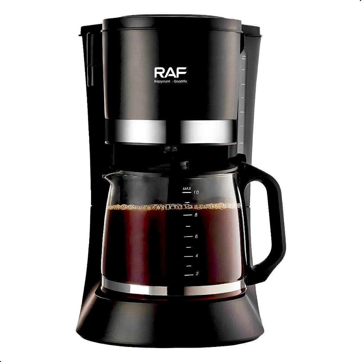 RAFF - Cafetera Eléctrica Raf R.132 680w 1.2 Litros Rinde 10 Tazas