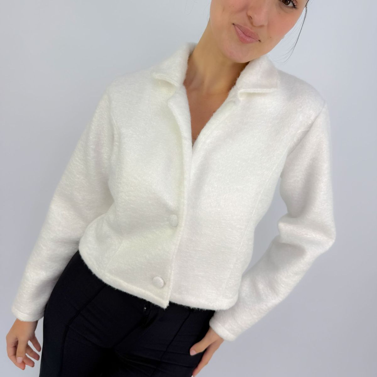 INTROSPECTIVA MODA - MINI SACO BOTONES MODELO TANIA