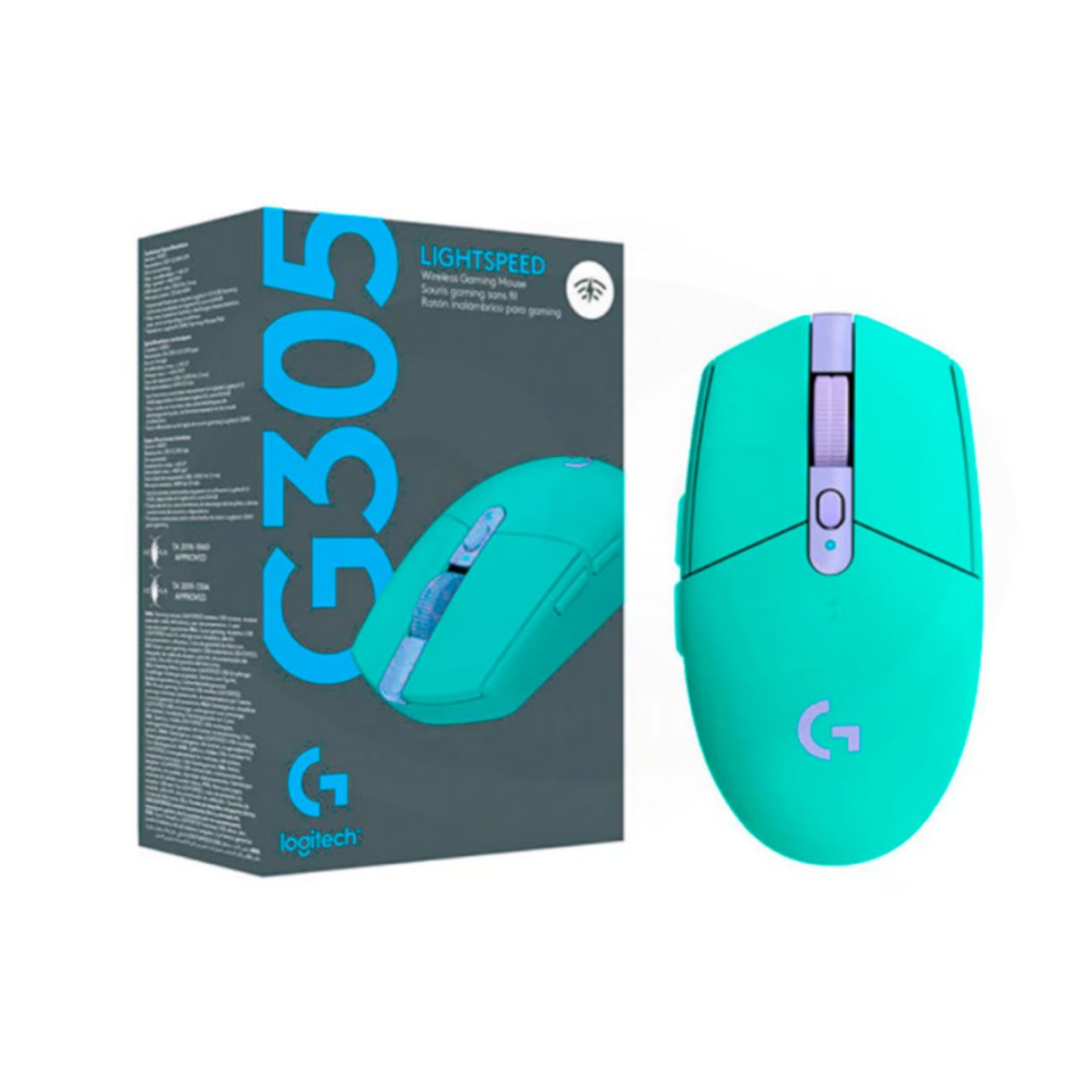 LOGITECH - Mouse Gamer Inalambrico G305 LIGTHSPEED Mint LOGITECH