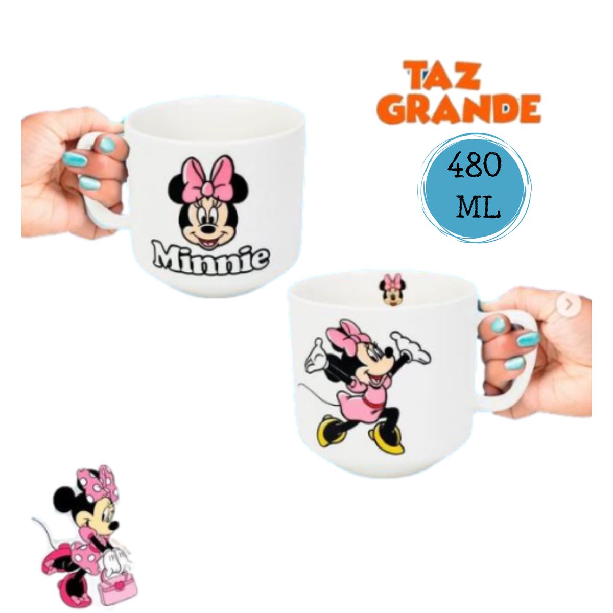 DISNEY CLASICOS - Taza de Minnie - 480 ml