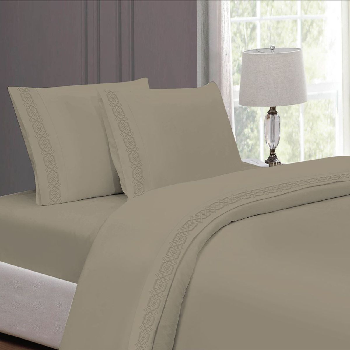 CUTE - JUEGO DE SÁBANAS QUEEN CASATEX