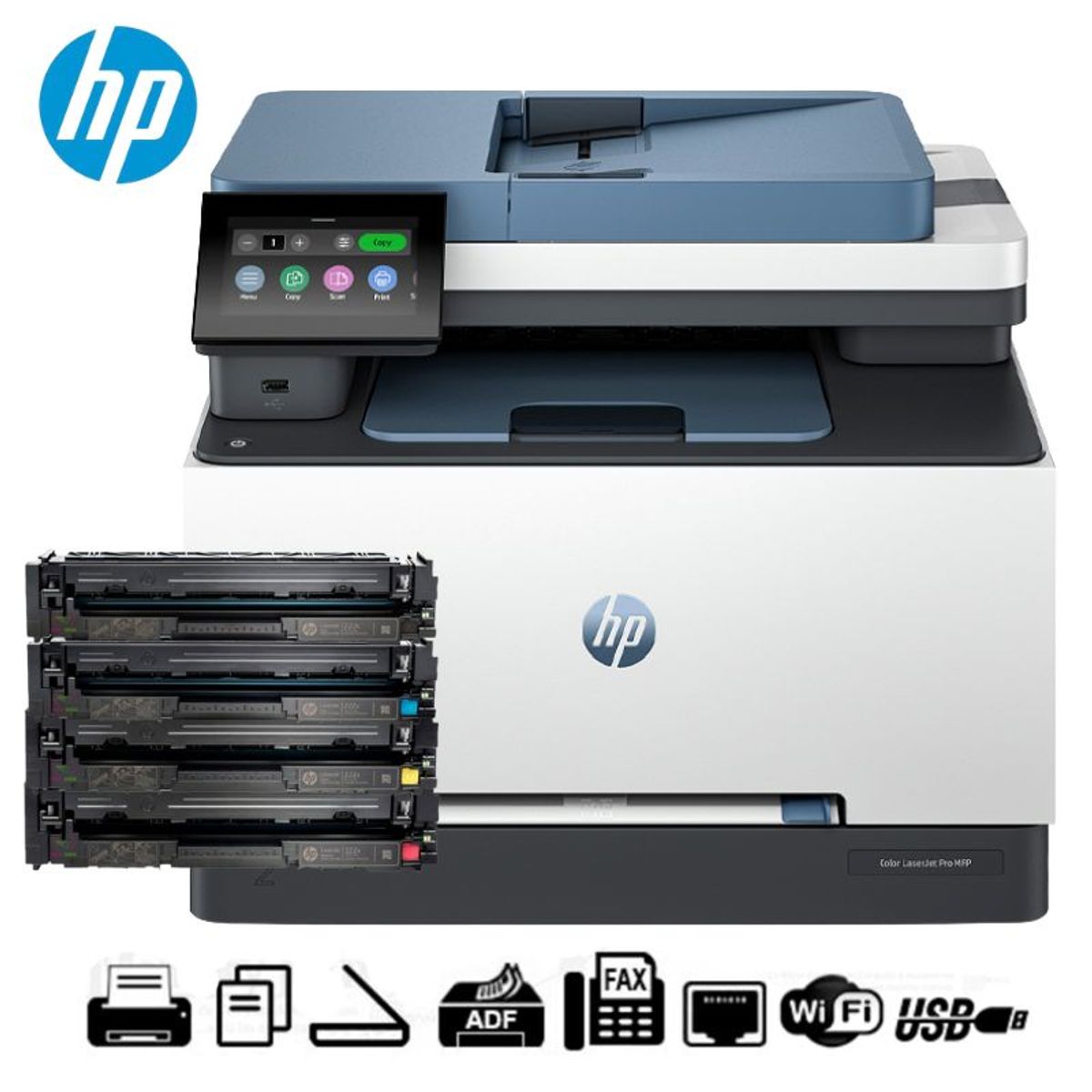 HP - Impresora HP Color LaserJet Pro MFP 3303fdw Wi-Fi