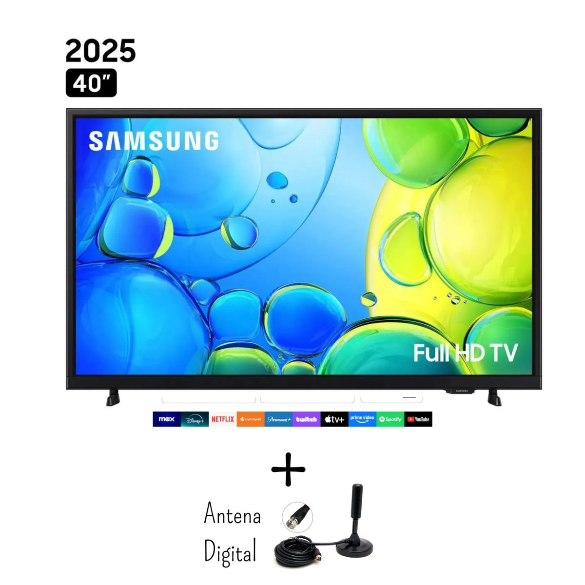 SAMSUNG - TELEVISOR SAMSUNG 40 UN40F6000FGXPE SMART TV FULL HD TIZEN OS + ANTENA