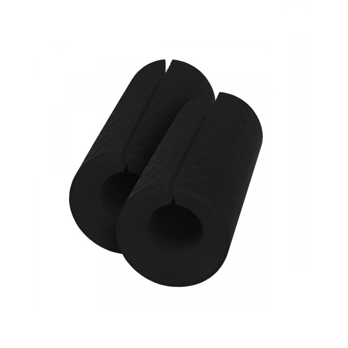 TODO FIT - Fat Gripz Mangos de Silicona para Engrosar Mancuernas Negro