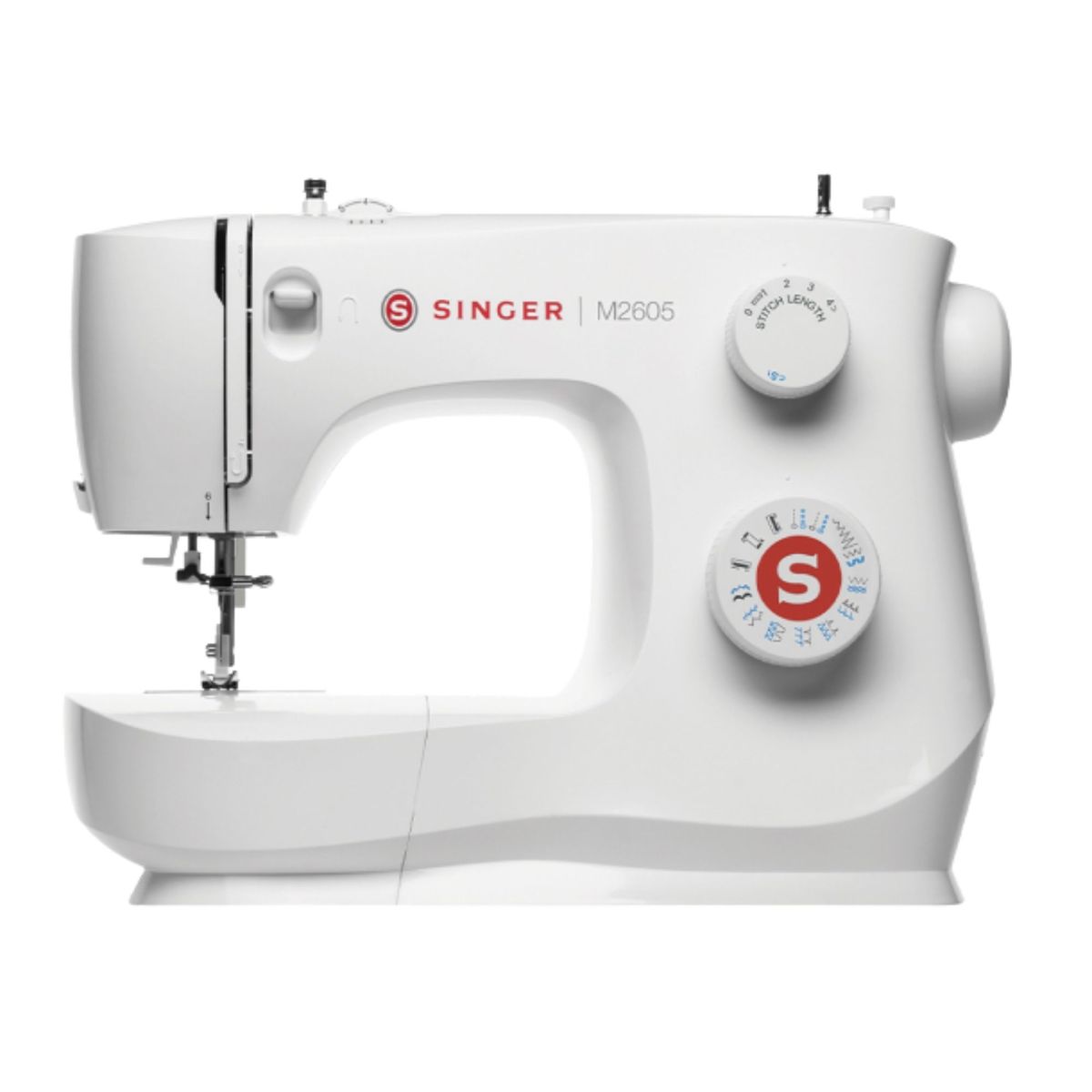 SINGER - Máquina De Coser Singer M2605 19 Puntadas Color Blanco