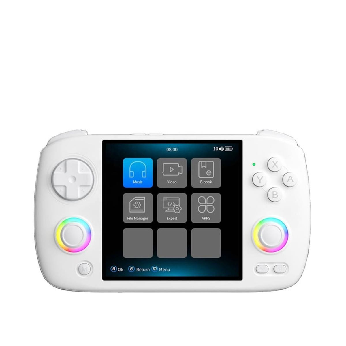 GENERICO - Consola de juegos portatil Retro Anbernic RG CubeXX Blanco