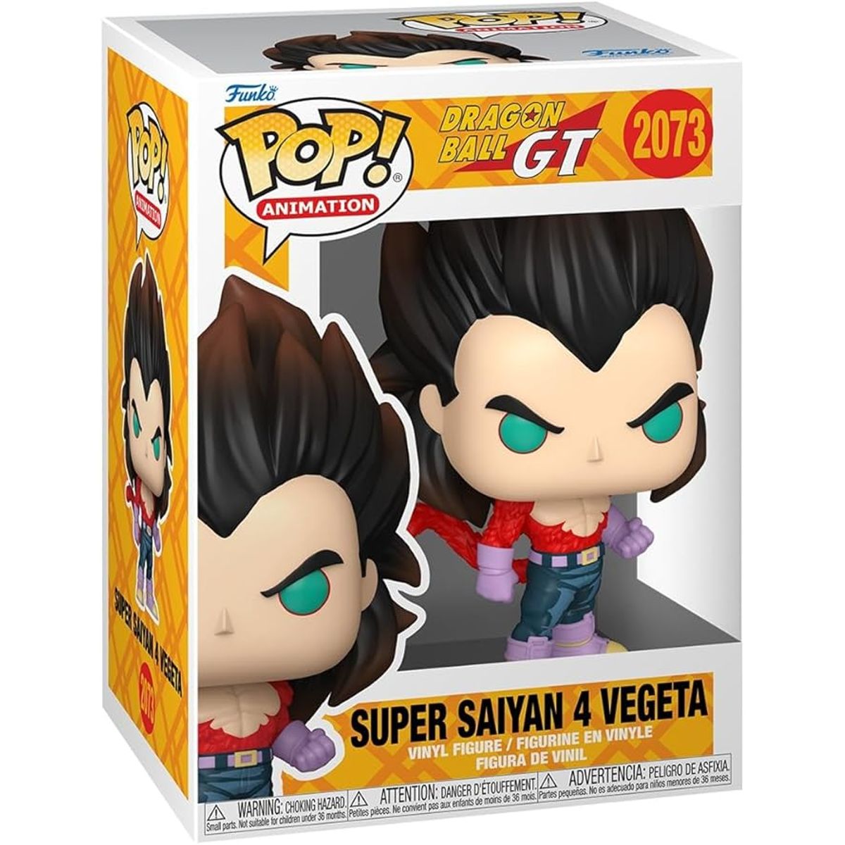 FUNKO - Funko Pop VEGETA Super Saiyan 4 Dragonball GT 2073