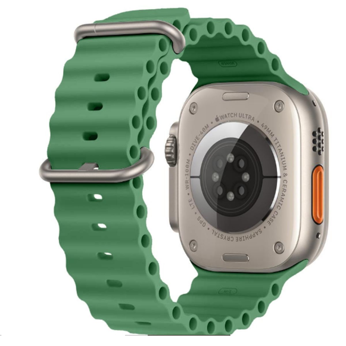 GENERICO - Correa Corrugada Clásica para Apple Watch 41mm - Verde