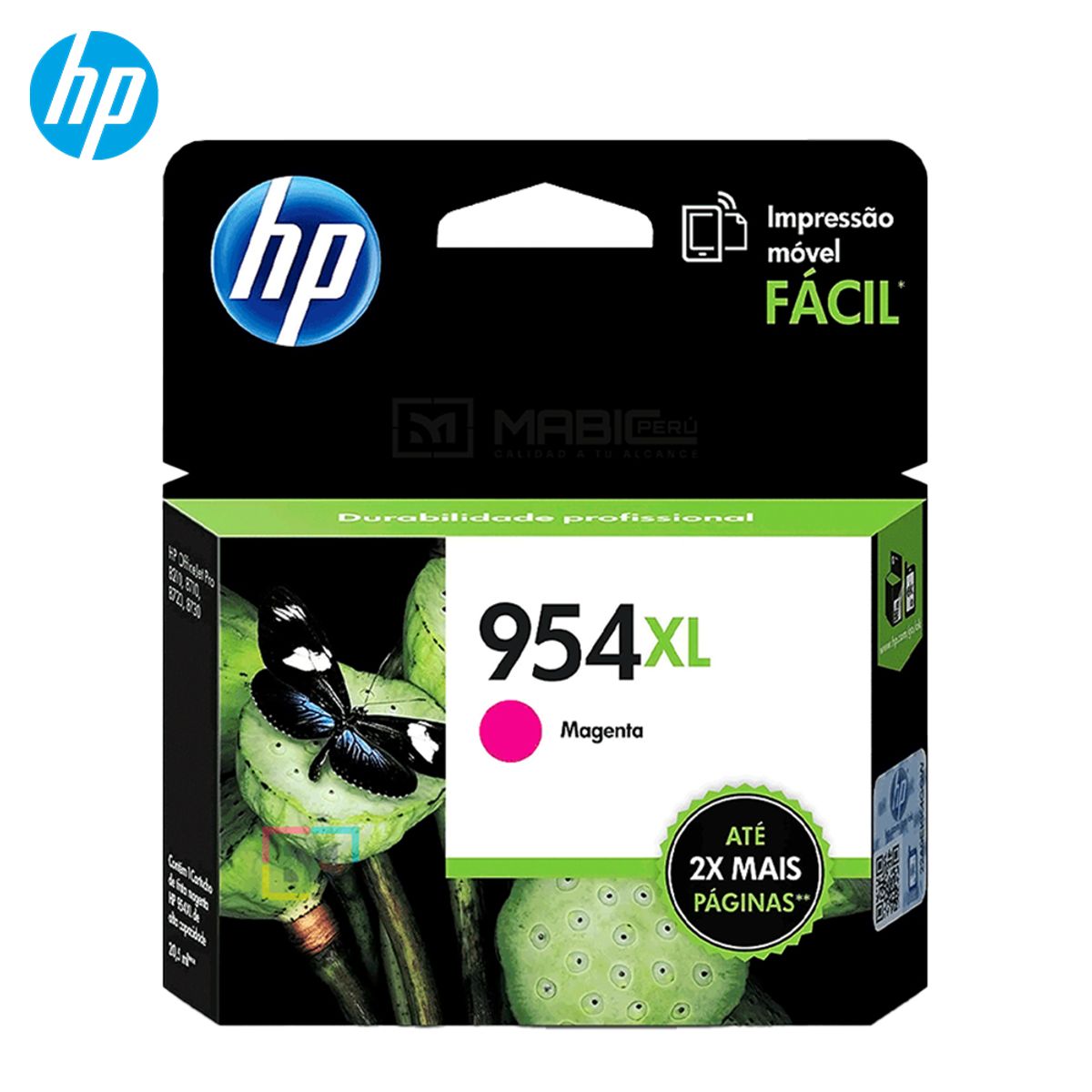 HP - Cartucho de Tinta HP 954XL Magenta L0S65AL OfficeJet 7740 8210 8730 Original