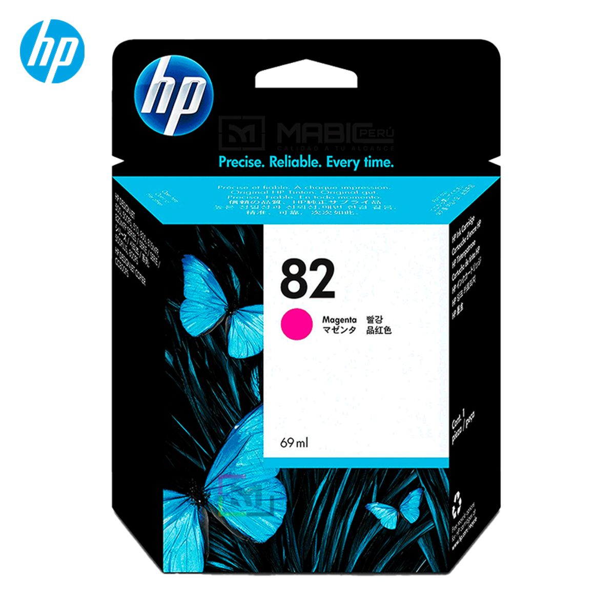 HP - Cartucho de Tinta HP 82 Magenta C4912A DesignJet 510 815 Original - 69ml