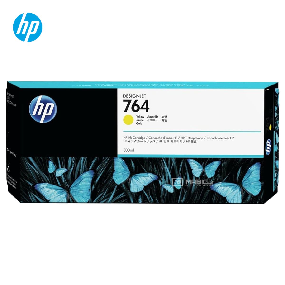 HP - Cartucho de Tinta HP 764 Amarillo C1Q15A DesignJet T3500 Original - 300ml