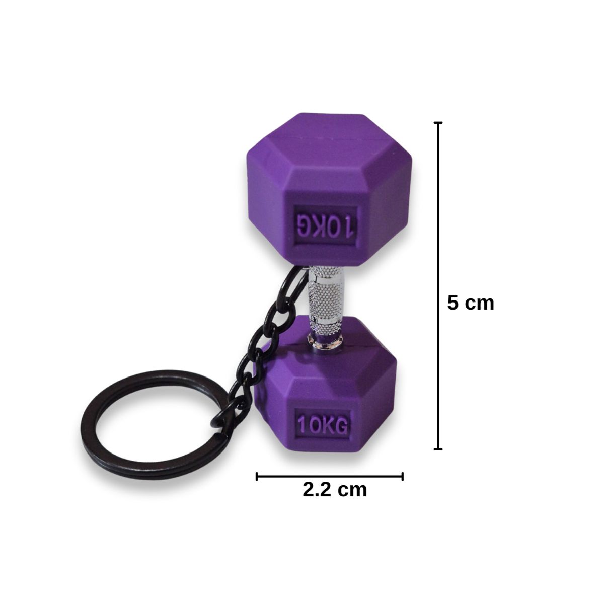 INDEPENDIENTE - Llavero Mancuerna de Gimnasio Valuma