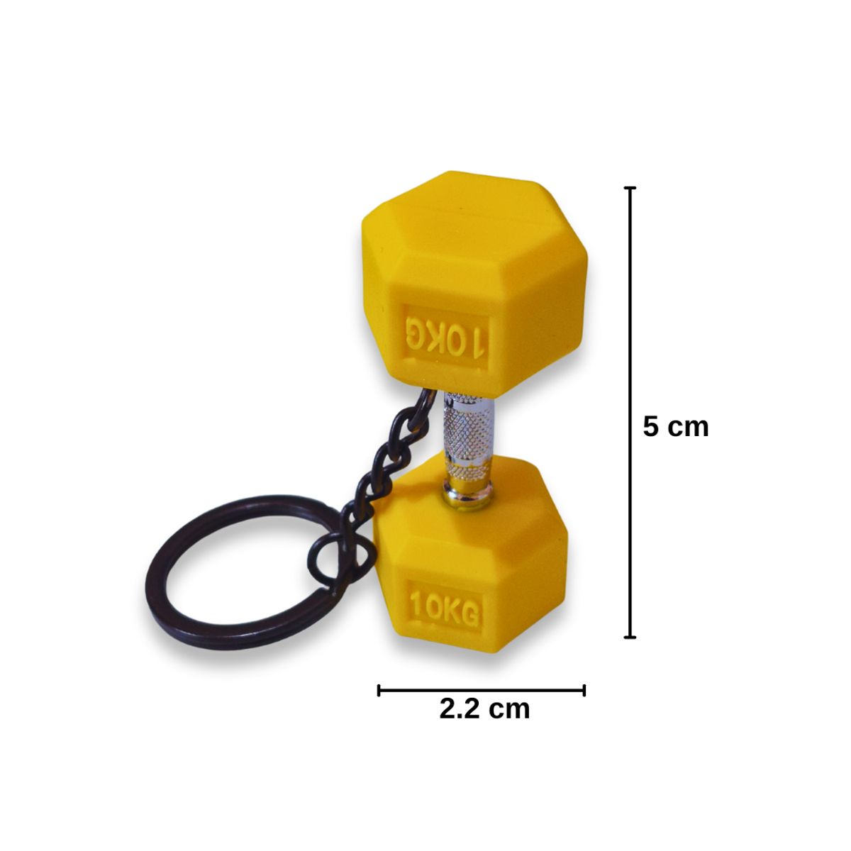 INDEPENDIENTE - Llavero Mancuerna de Gimnasio Valuma