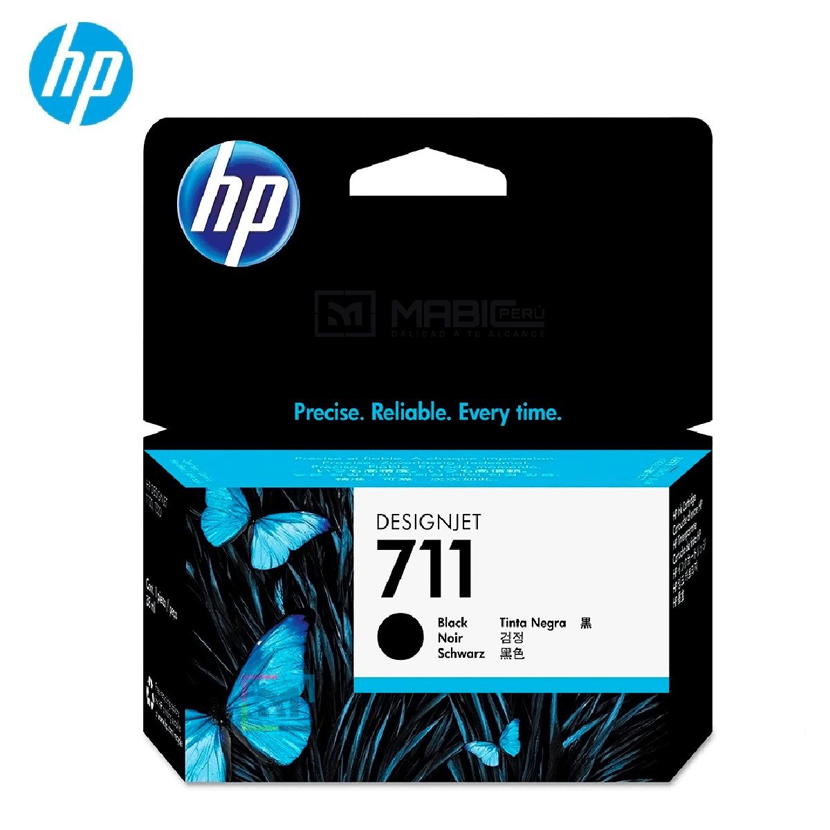 HP - Cartucho de Tinta HP 711 Negro CZ129A DesignJet T120 T520 T530 Original - 38ml