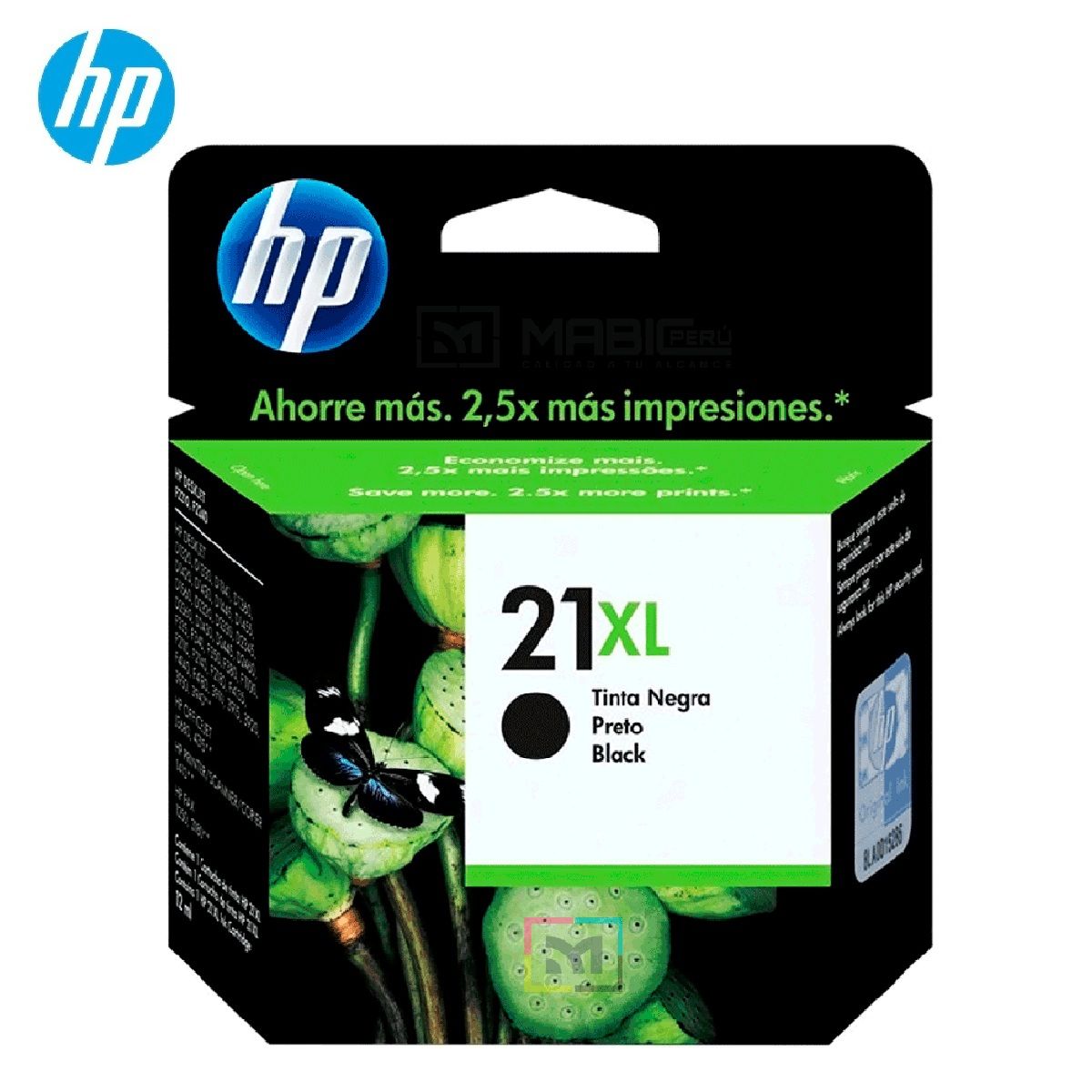 HP - Cartucho de Tinta HP 21XL Negro C9351CL OfficeJet D1320 J3640 1250 Original