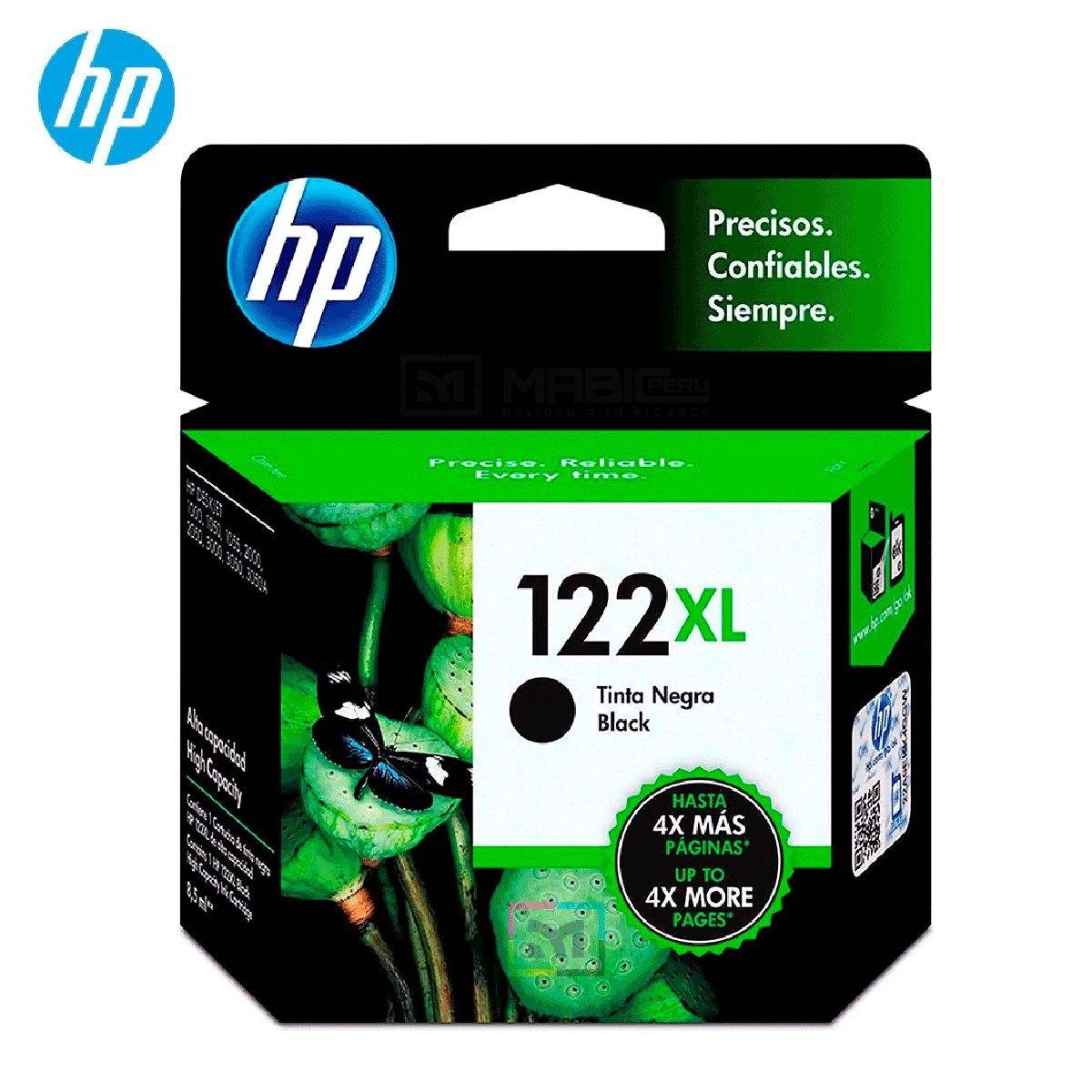 HP - Cartucho de Tinta HP 122XL Negro CH563HL Deskjet 1050 2050 3050 Original