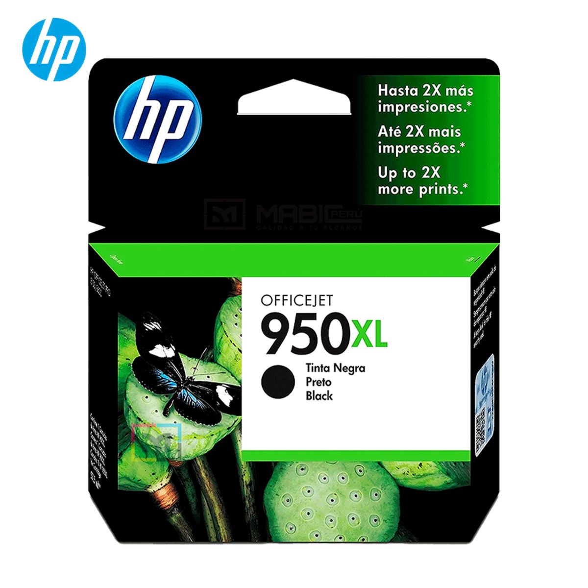 HP - Pack Tinta HP 950XL 951XL Negro Cian Magenta Amarillo OfficeJet 8100 8600 8610 Original
