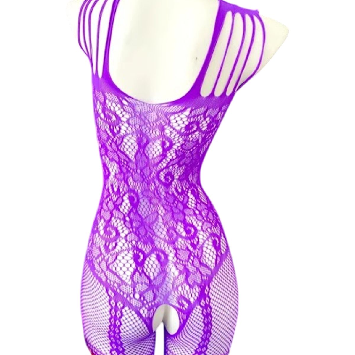 GENERICO - LENCERIA MALLA  CORPORAL CATSUIT