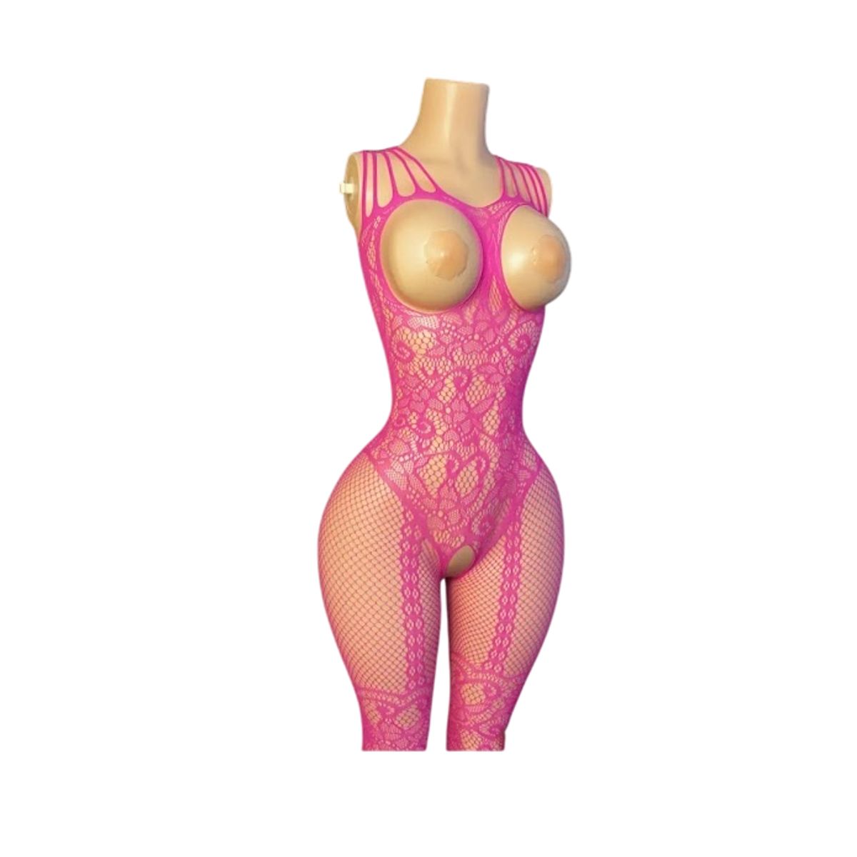 GENERICO - LENCERIA MALLA  CORPORAL CATSUIT