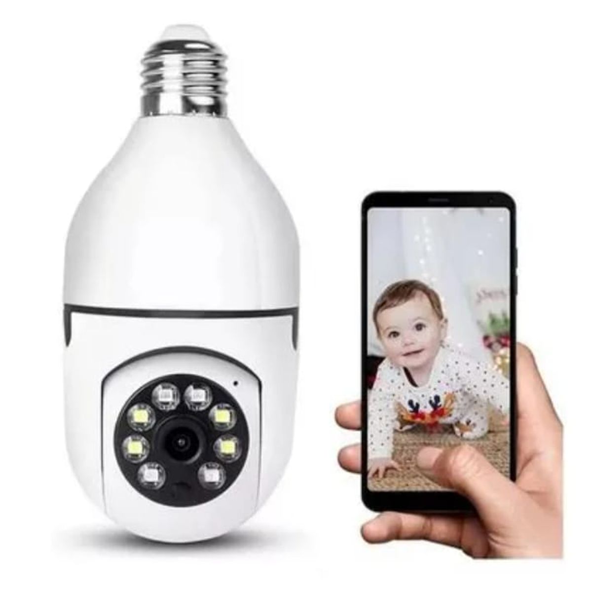 GENERICO - FOCO CAMARA SMART 360 GRADOS LANTUN CON APP ICSSE