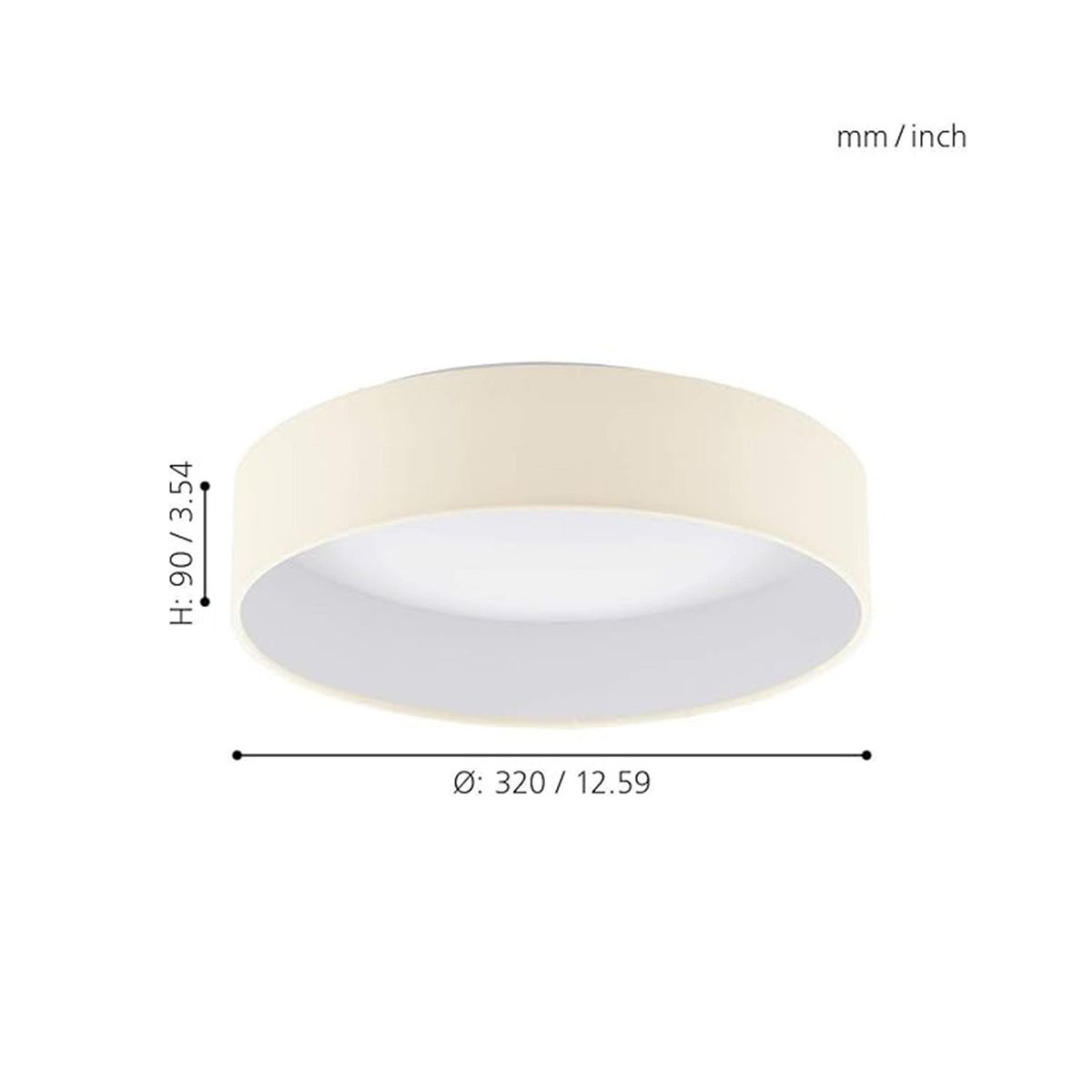 EGLO - Plafon Palomaro Led 12w