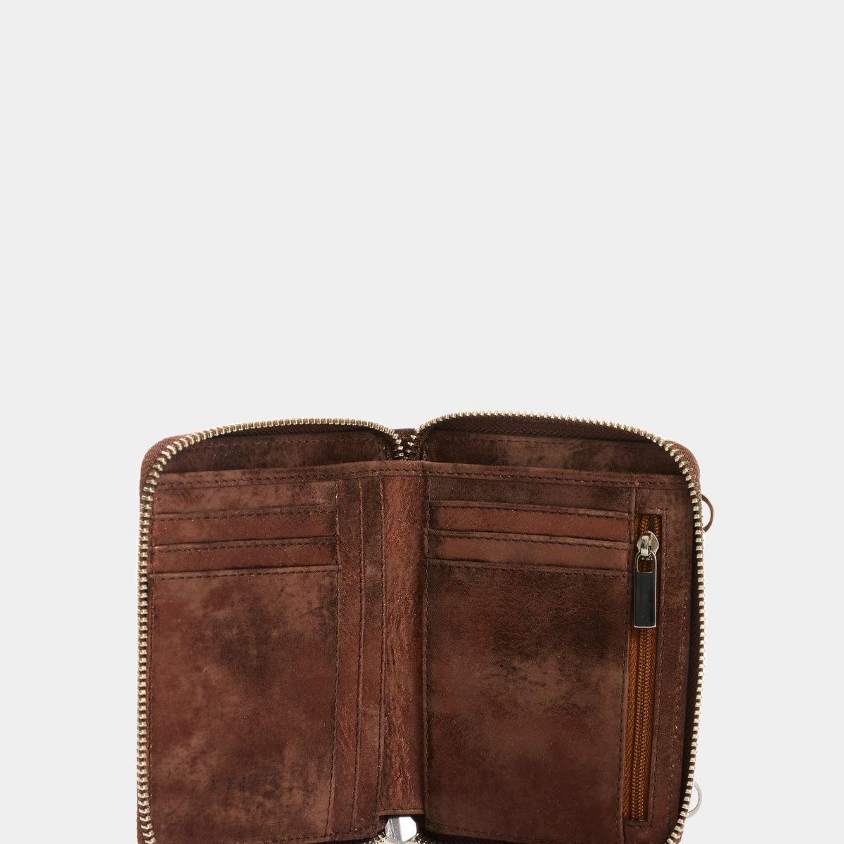 VELEZ - Vélez Billetera De Cuero Folia Para Mujer Grecia Bronce