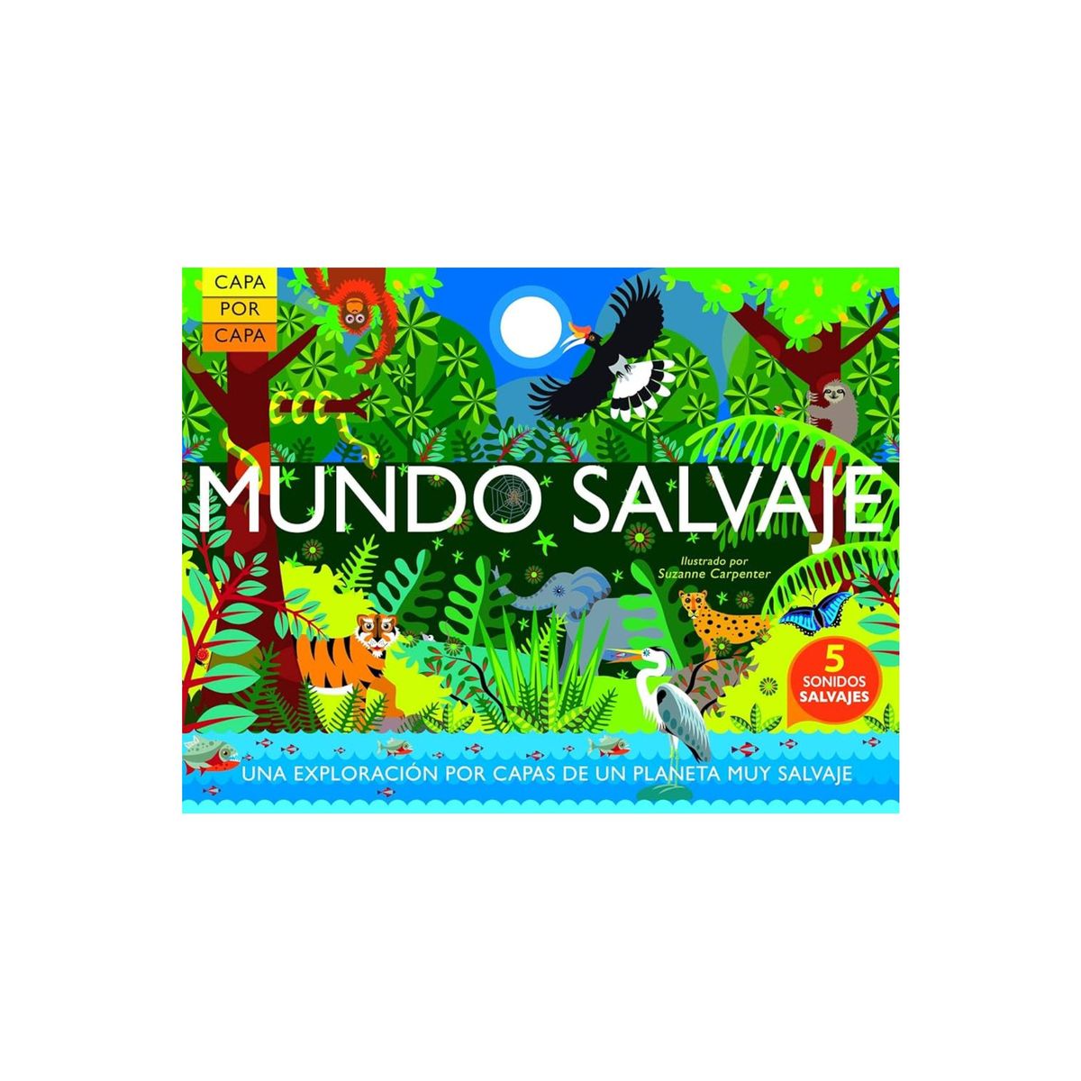 GENERICO - Mundo salvaje - libro con sonido - libro para niños