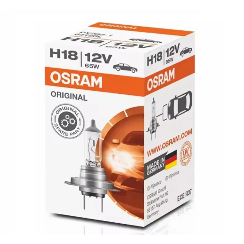 OSRAM - Foco H18 64180L Halógeno 12V 69W  PY26d-1