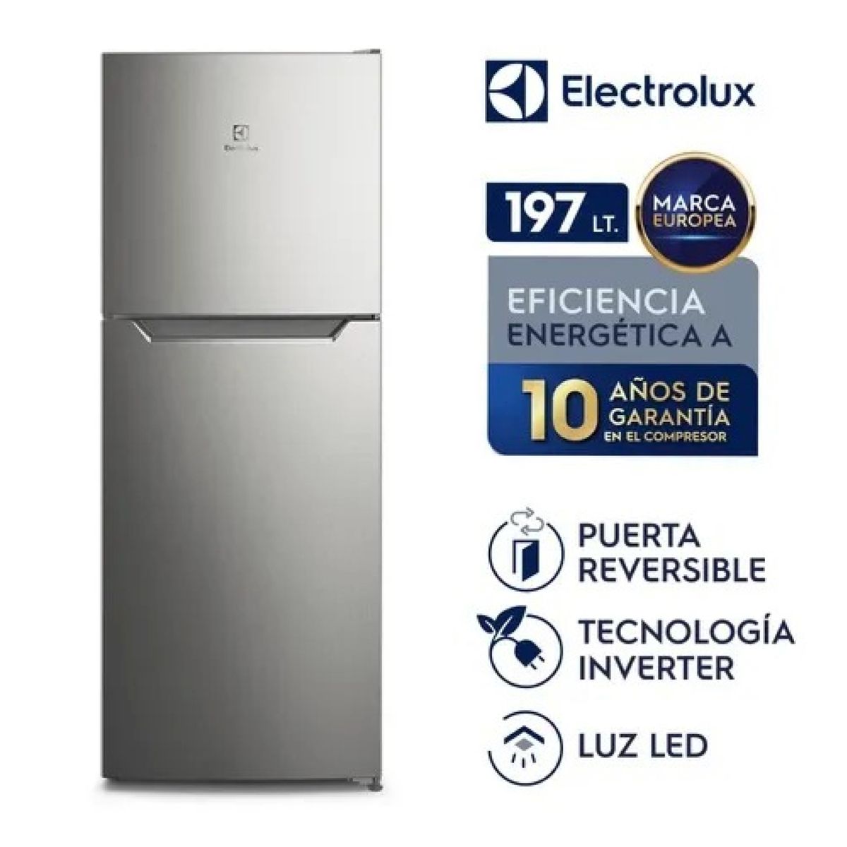 Electrolux - Refrigerador No Frost 197L ERT23F2P4AS_.