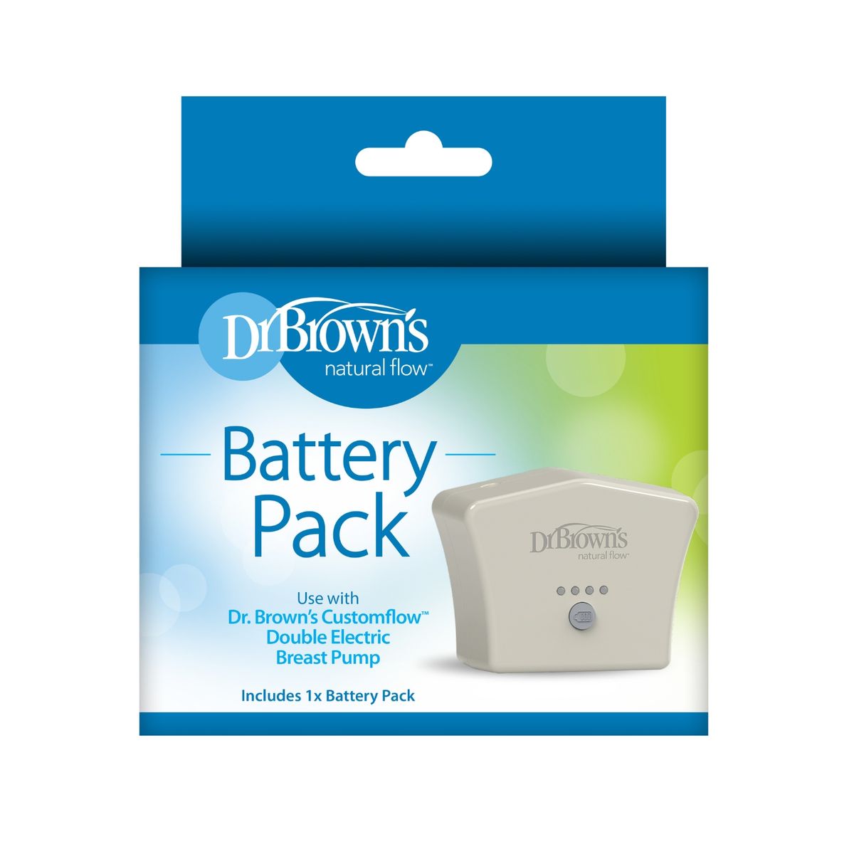 DR BROWNS - Batería de Extractor de Leche eléctrico Doble Customflow TM