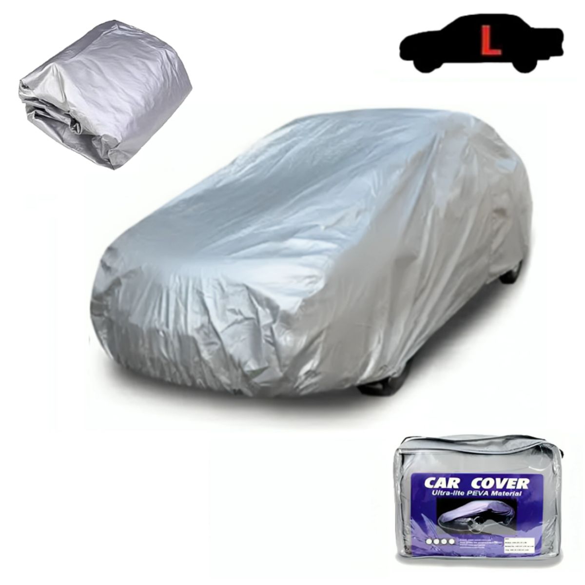 GENERICO - Cobertor funda Protector para carro L 480x 175 x 120 cm