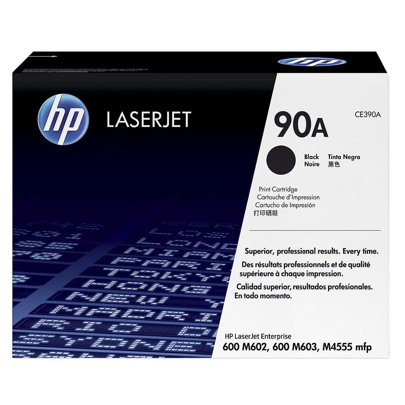 HP - TONER HP 90A NEGRO CE390A LJ 4555 ORIGINAL