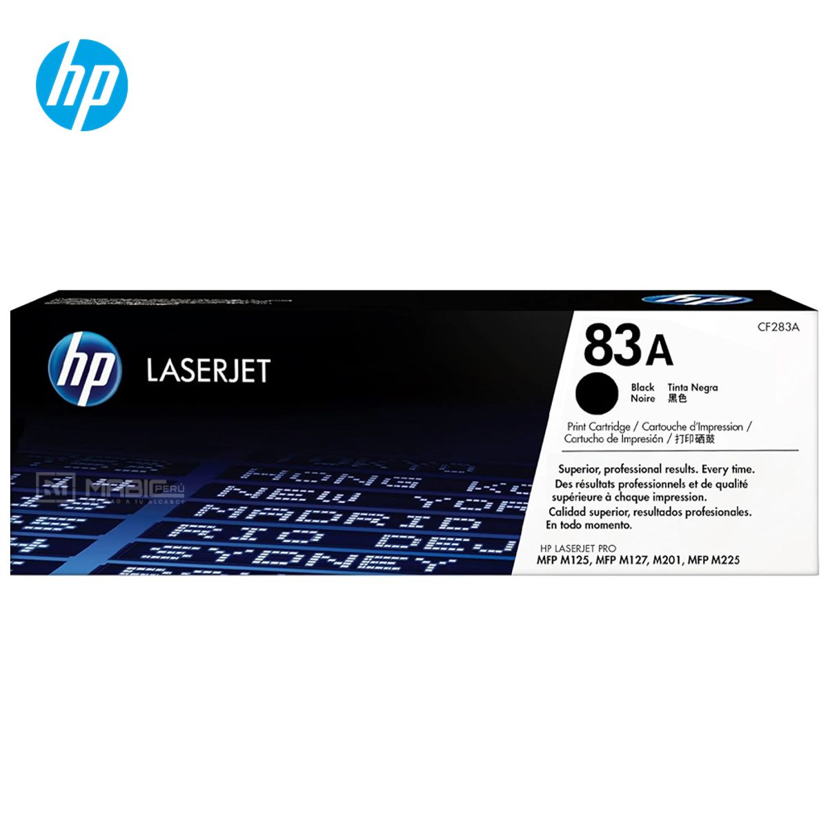 HP - TONER HP 83A NEGRO CF283A LJ M127F M201 M225DW ORIGINAL